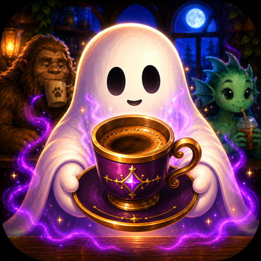 Midnight Mug Cafe: Idle Clicker logo